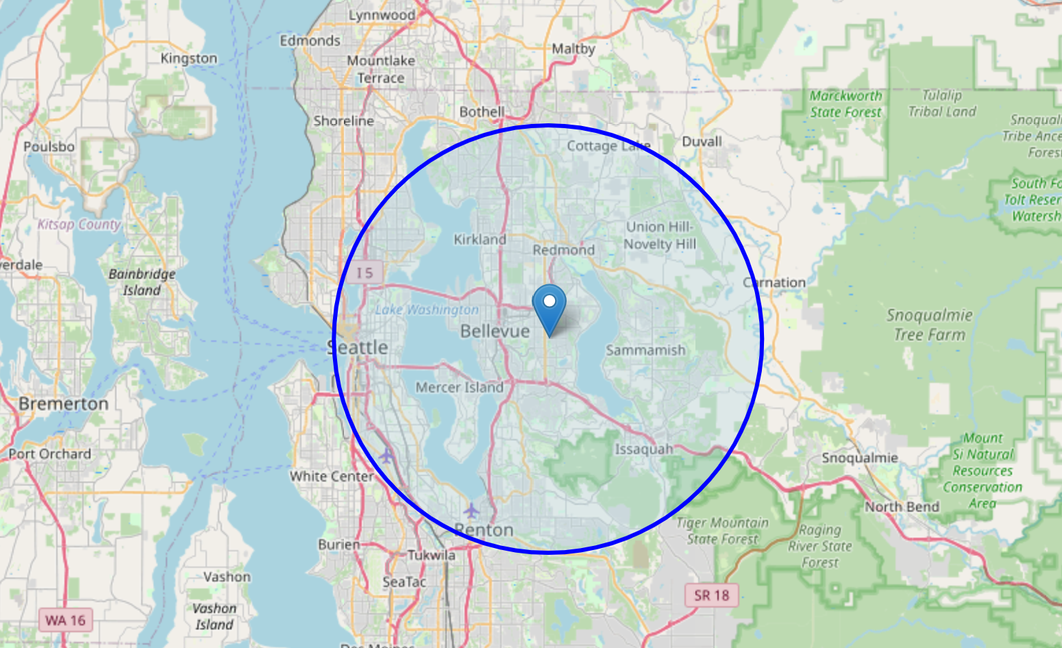 Service Area Map